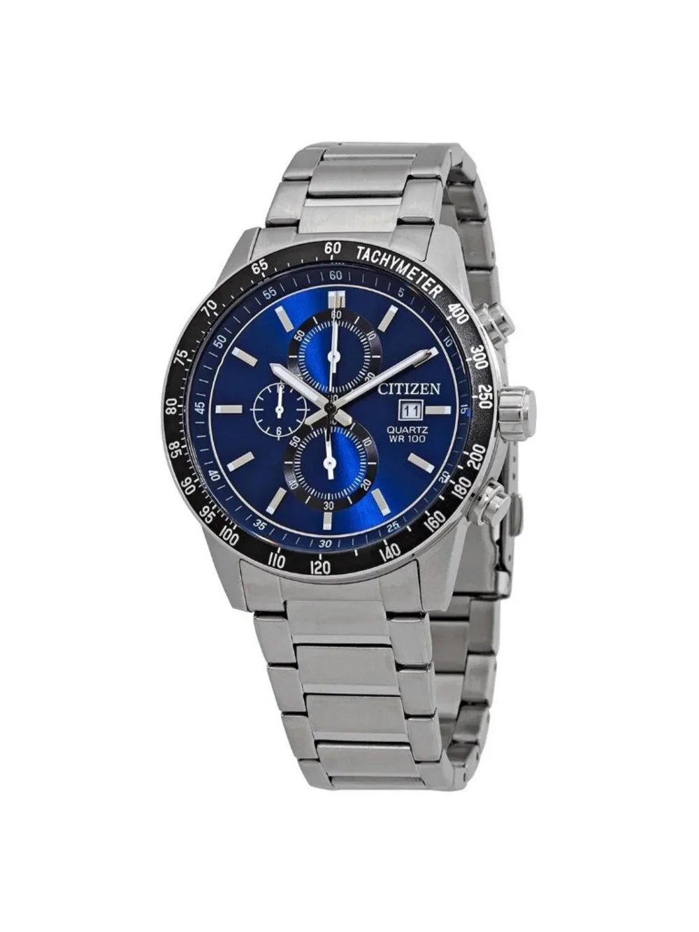 NWT Citizen Chronograph Quartz Blue Dial Men's Watch